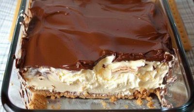 No-Bake Chocolate Éclair Cake — A Luscious, 5-Ingredient Dessert That Feels Like Magic