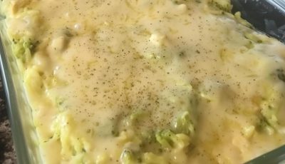 Broccoli, Rice, Chicken, and Cheese Casserole — The Ultimate Comfort Dish for Busy Days