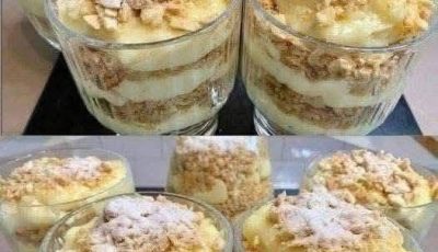 When I’m lazy, I always make this dessert. “Napoleon in a glass