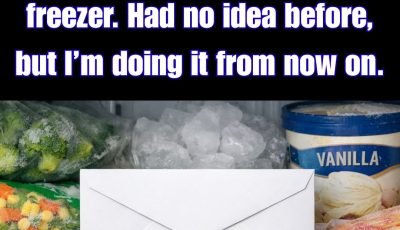 Why People Put an Envelope in the Freezer