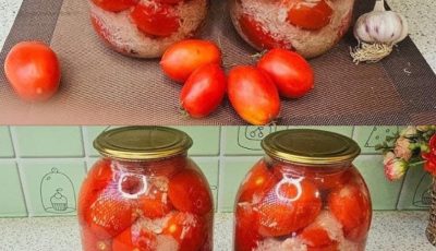 That’s why my neighbor envies me: I have been storing tomatoes like this for 10 years and they are always as fresh as in summer