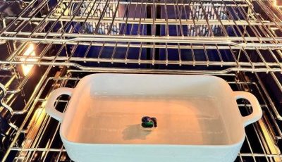 Here’s nana’s no-fuss trick to cleaning an oven.