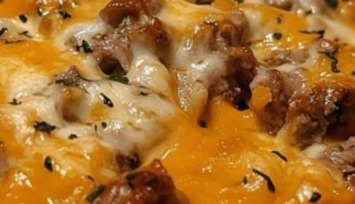 Cheesey Ground beef rice casserole