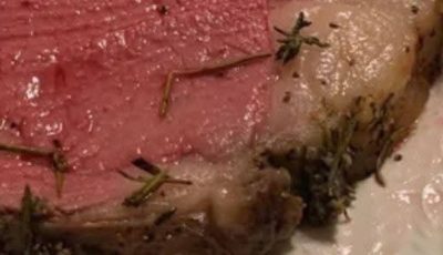 Pepper-Crusted Prime Rib Roast