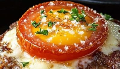 Baked Meat and Potato Casserole with Cheese