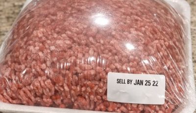 I just bought this pack of ground beef from the store yesterday and put it in the fridge. I went to cook dinner and noticed the plastic film is puffed up like a balloon, but the date is still good. Wh
