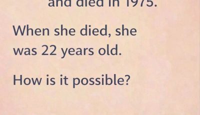 Riddle: This woman was born in 1975