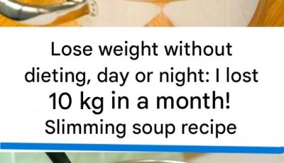 I lost 10 kg in a month without dieting! My slimming soup recipe, day and night