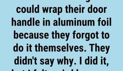 Wrap Aluminum Foil Around Your Door Handle Before Bed — A Surprisingly Effective Security Trick
