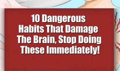 Warning: 10 Dangerous Habits That Secretly Damage Your Brain