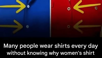 Why are the buttons on men’s and women’s shirts placed on either side