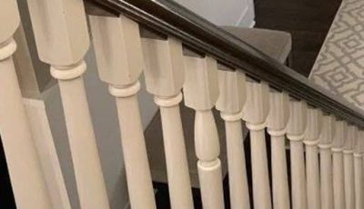 The upside-down baluster on a staircase has hidden purpose