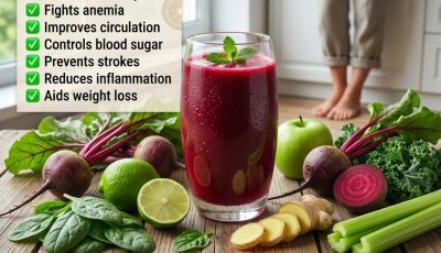 Just One Glass of Beet and Lemon Juice May Support Clogged Arteries and High Blood Pressure