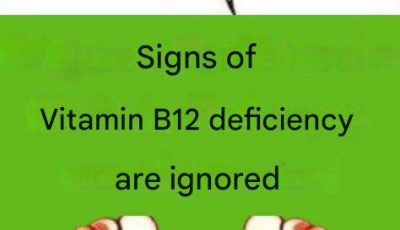 Signs of vitamin B12 deficiency are ignored