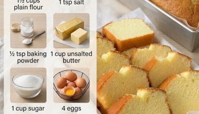 Vanilla Pound Cake Recipe