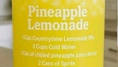 Pineapple Lemonade – A Tropical Sunshine Sip