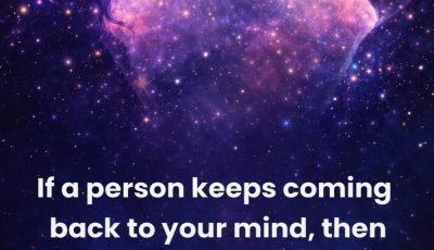 When Someone Keeps Appearing in Your Thoughts