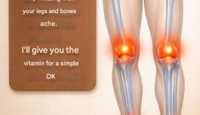 This is the vitamin your body is lacking if your legs and bones hurt.