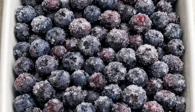 Four-Ingredient Blueberry Crumble Bake