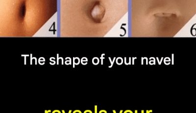 The shape of your belly button reveals your personality