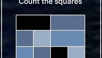 Most people are narcissists… Count the squares