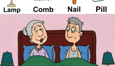 Find Lamp, Comb, Nail, Pill.